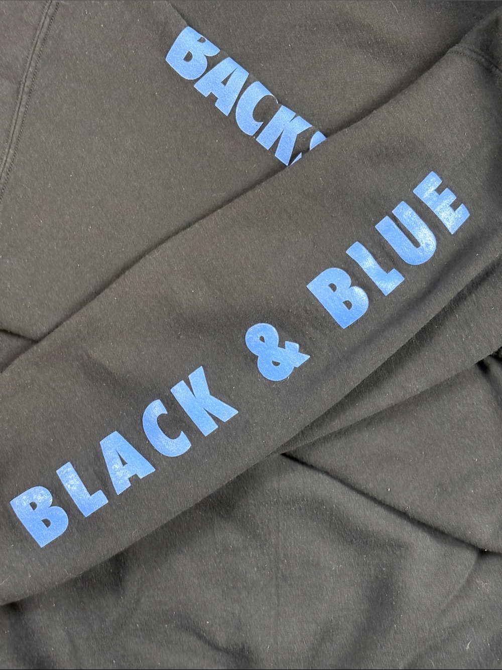 Vintage Y2K Backstreet Boys Black & Blue Crewneck Sweatshirt - Men’s XL - Picture 4 of 6